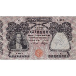 Banco di Napoli 1000 Lire 30 gennaio 1920 